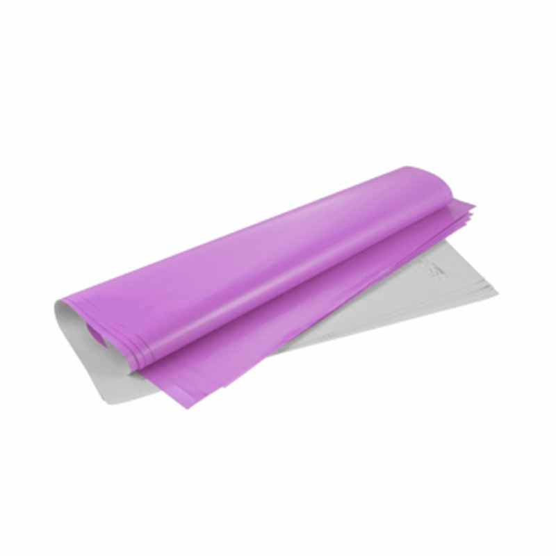 Papel lustre color lila paquete x 25 unidades