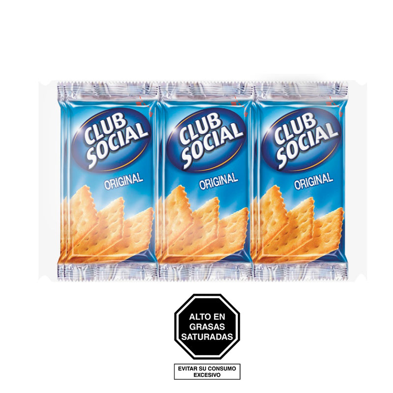Galleta club social 26 gr pack x 6 un nabisco
