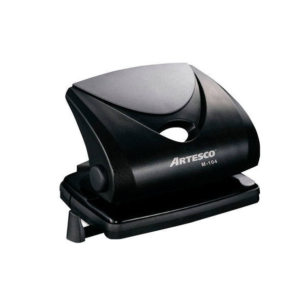 Perforador deluxe color negro  m-104 25 hojas  Artesco