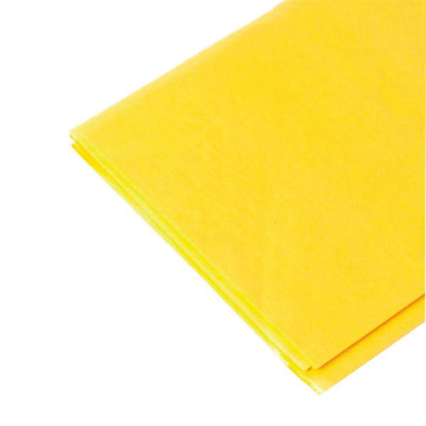 Papel seda color amarillo x 24 unidades