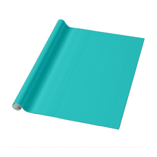 Papel lustre color turqueza paquete x 25 unidades