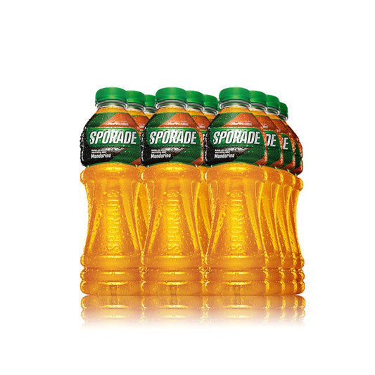 Bebida rehidratante mandarina 500 ml pack x 12 und Sporade