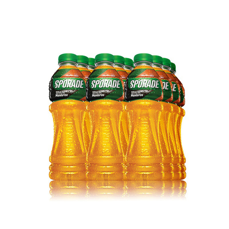 Bebida rehidratante mandarina 500 ml pack x 12 und Sporade