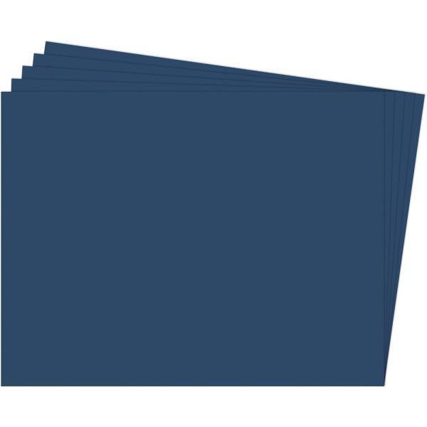 Cartulina plastificada azul marino 50cm x 65cm x 10 unidades