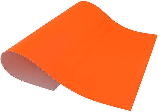 Cartulina plastificada naranja 50cm x 65cm x 10 unidades