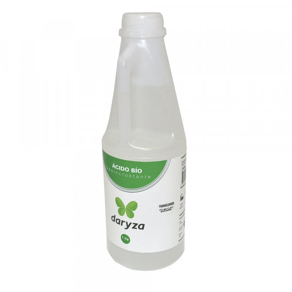 Ácido biodegradable 27% (muriático) botella 1kg Daryza