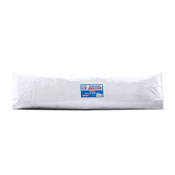 Bolsas blancas de polietileno 26 x 40 cm a/densidad x 100 unidades s/m