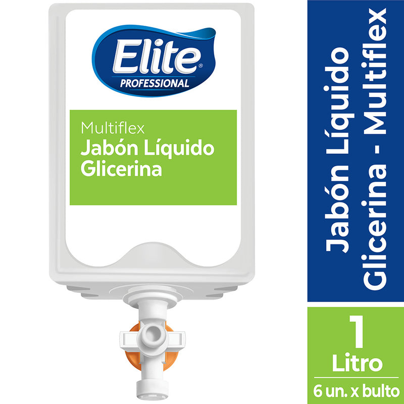Jabón glicerina multiflex 1L Elite