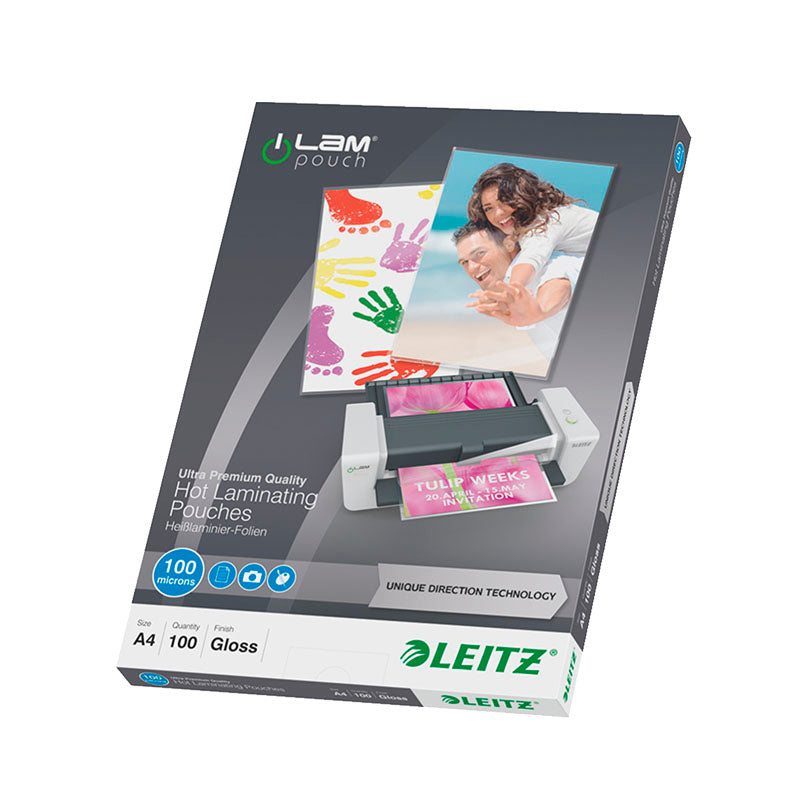 Mica para laminadora A4 100 micras x 100 und Leitz