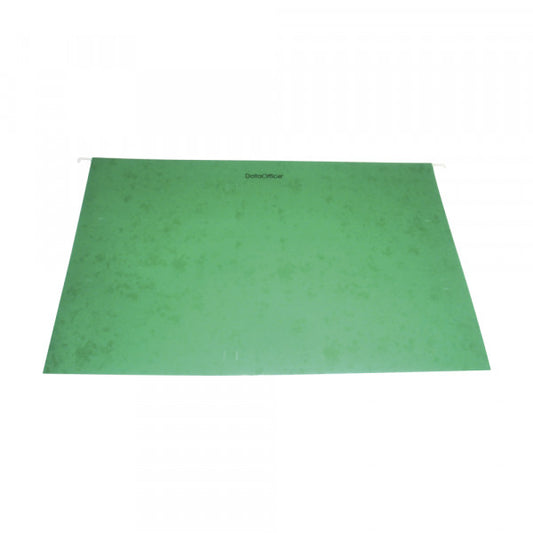 Folder colgante varilla metal oficio color verde Data Office