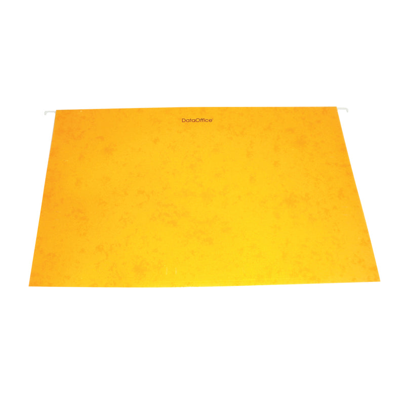Folder colgante varilla metal oficio color amarillo Data Office