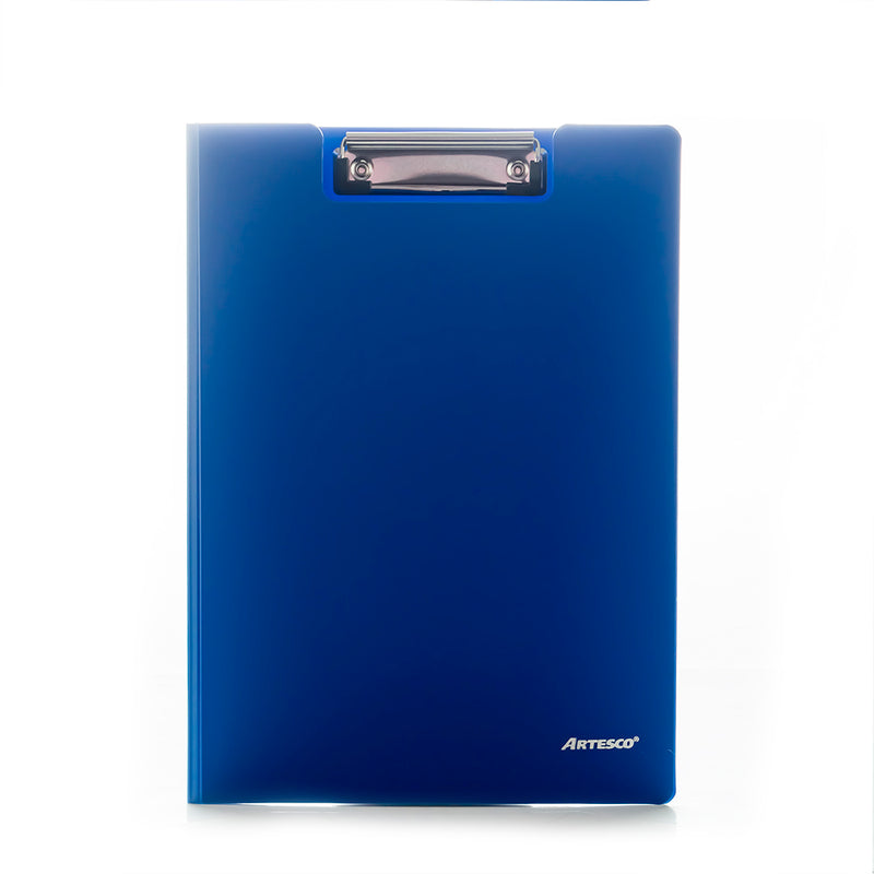 Folder flex con sujetador superior A4 azul artesco