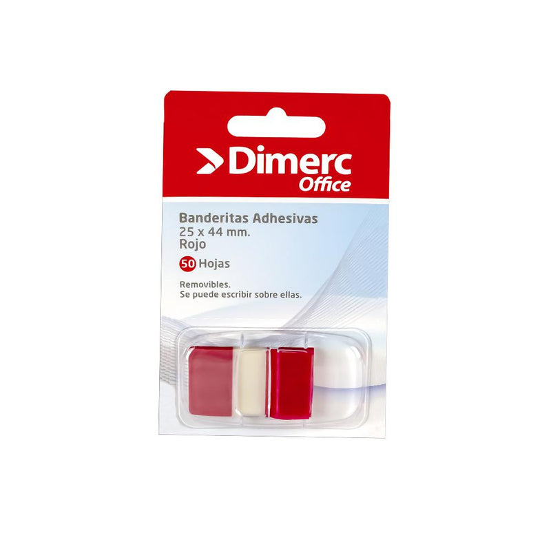 Banderitas adhesivas rojo x 50 unidades Dimerc