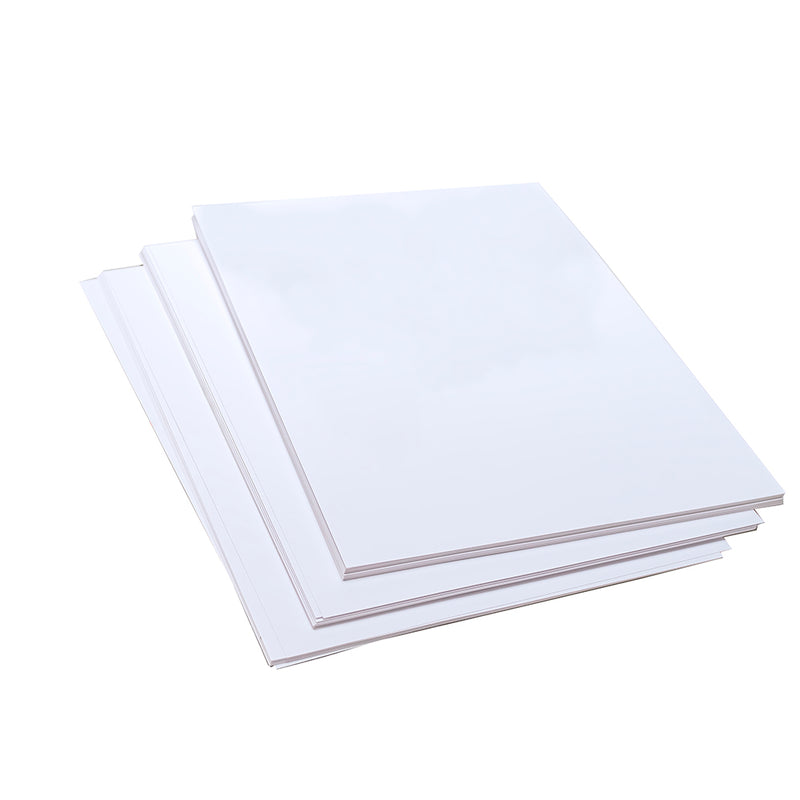Cartulina A4 blanco satinado 180 gr x 100 hojas Prado - Ofimarket