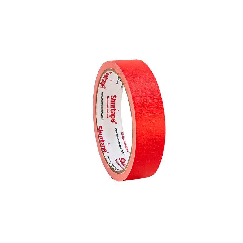 Cinta masking tape rojo 1 x 15 yd Shurtape