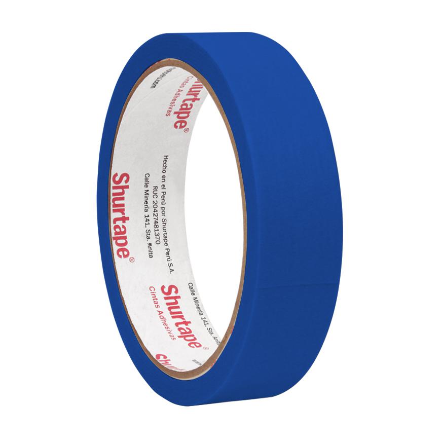 Cinta masking tape azul 1 x 15 yd Shurtape