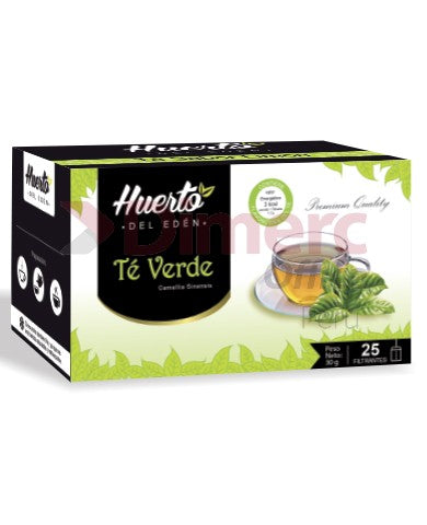 Té verde caja x 25 und huerto del eden