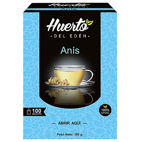 Anís caja x 100 und huerto del eden