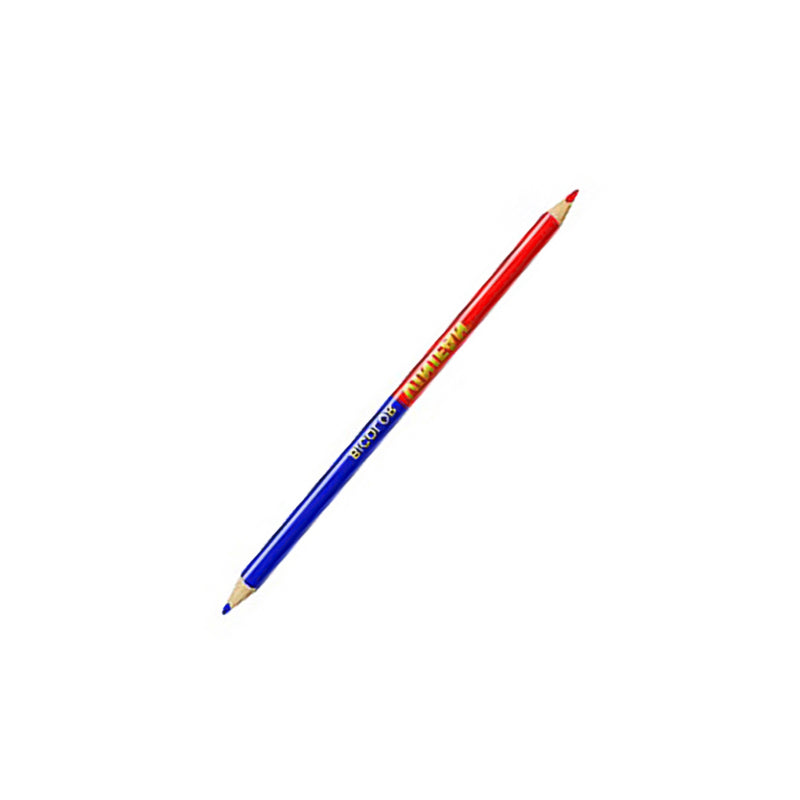 Lápiz bicolor azul con rojo Vinifan