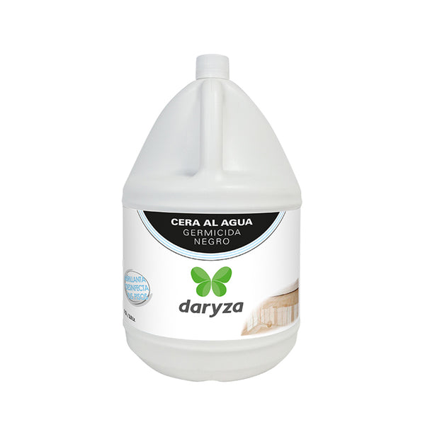 Cera al agua negra galón 3.8 lt daryza