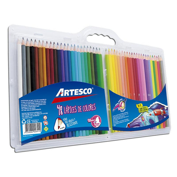 Colores largos triangulares x 48 unidades Artesco