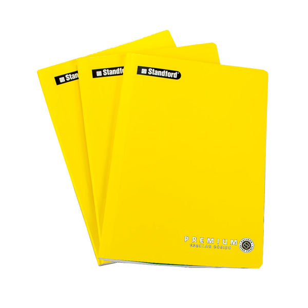 Cuaderno cosido triple renglón A4x92 hojas Premium Standford