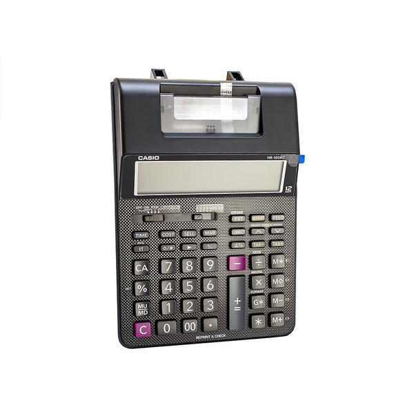 Calculadora con impresora HR-100RC black casio