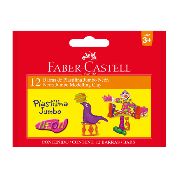 Plastilina FABER CASTELL Jumbo Xl Estuche x 12 und