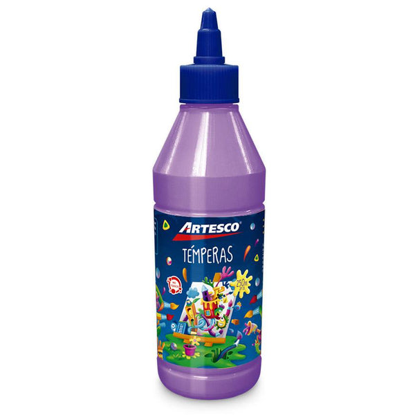 Témpera lila 250 ml Artesco