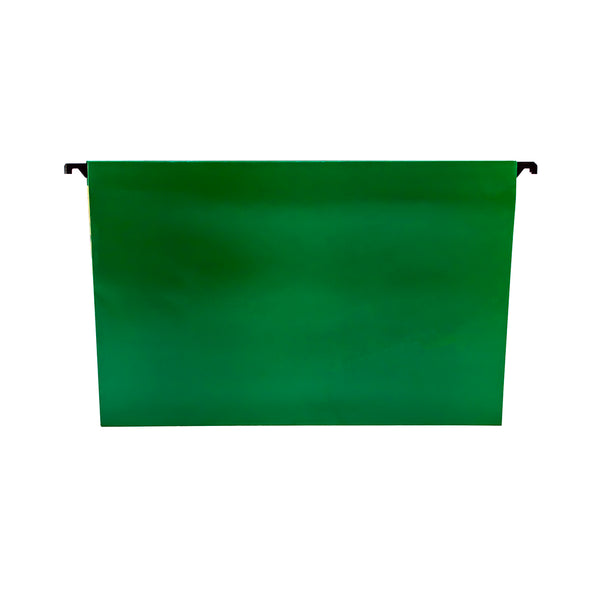 Folder colgante varilla metal oficio color verde Genérico