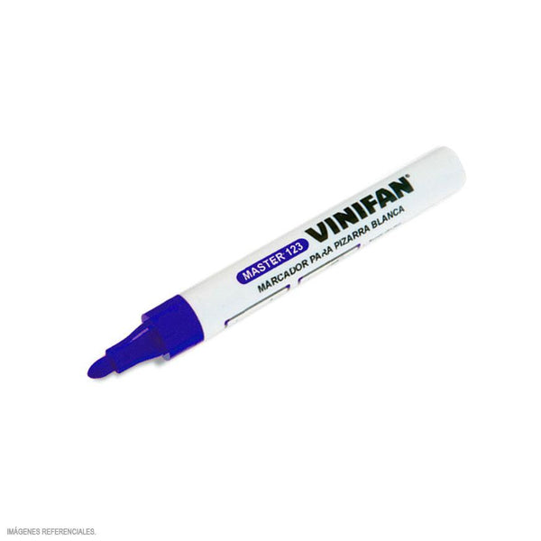 Plumón de pizarra 123 azul vinifan