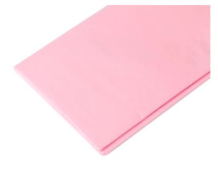 Papel seda rosado x 3 und