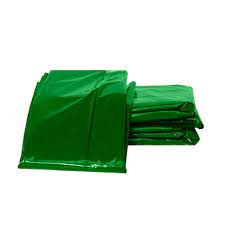 Bolsa plástica  de polietileno 40 pulgadas x 62 pulgadas x 3 m verde x 240 litros x 100 unidades