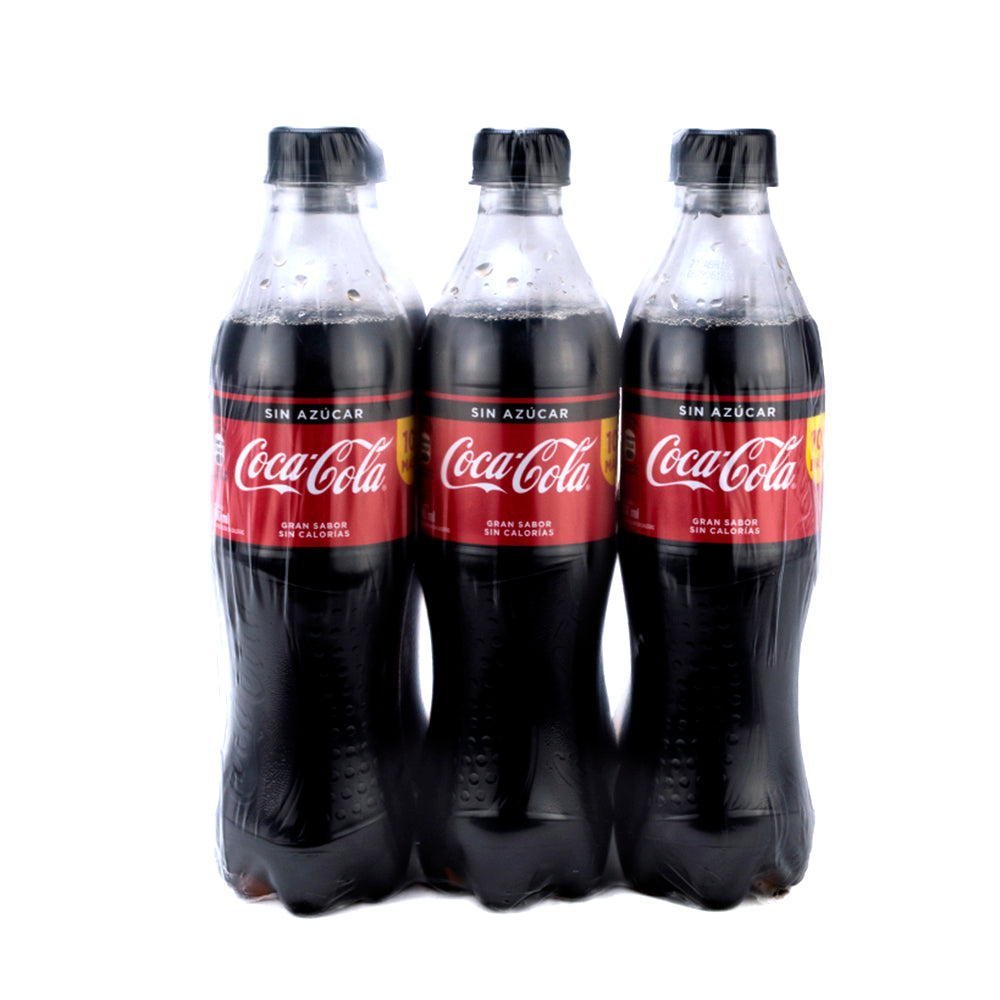 Gaseosa 500 ml descartable pack x 6 und