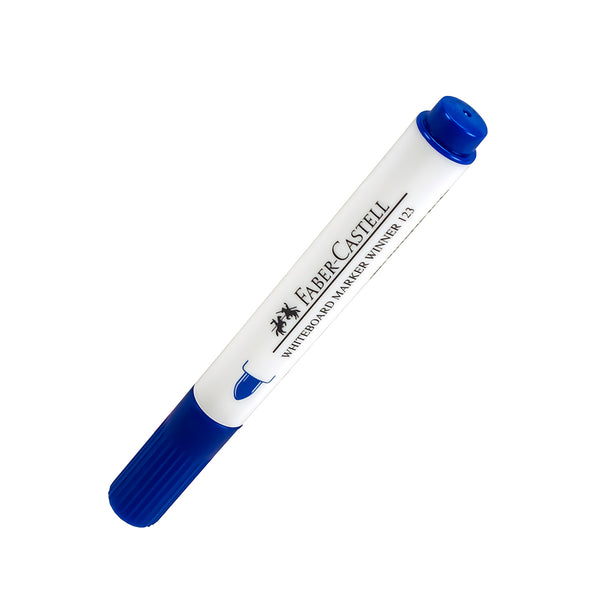 Plumón grueso 123 azul winner Faber Castell