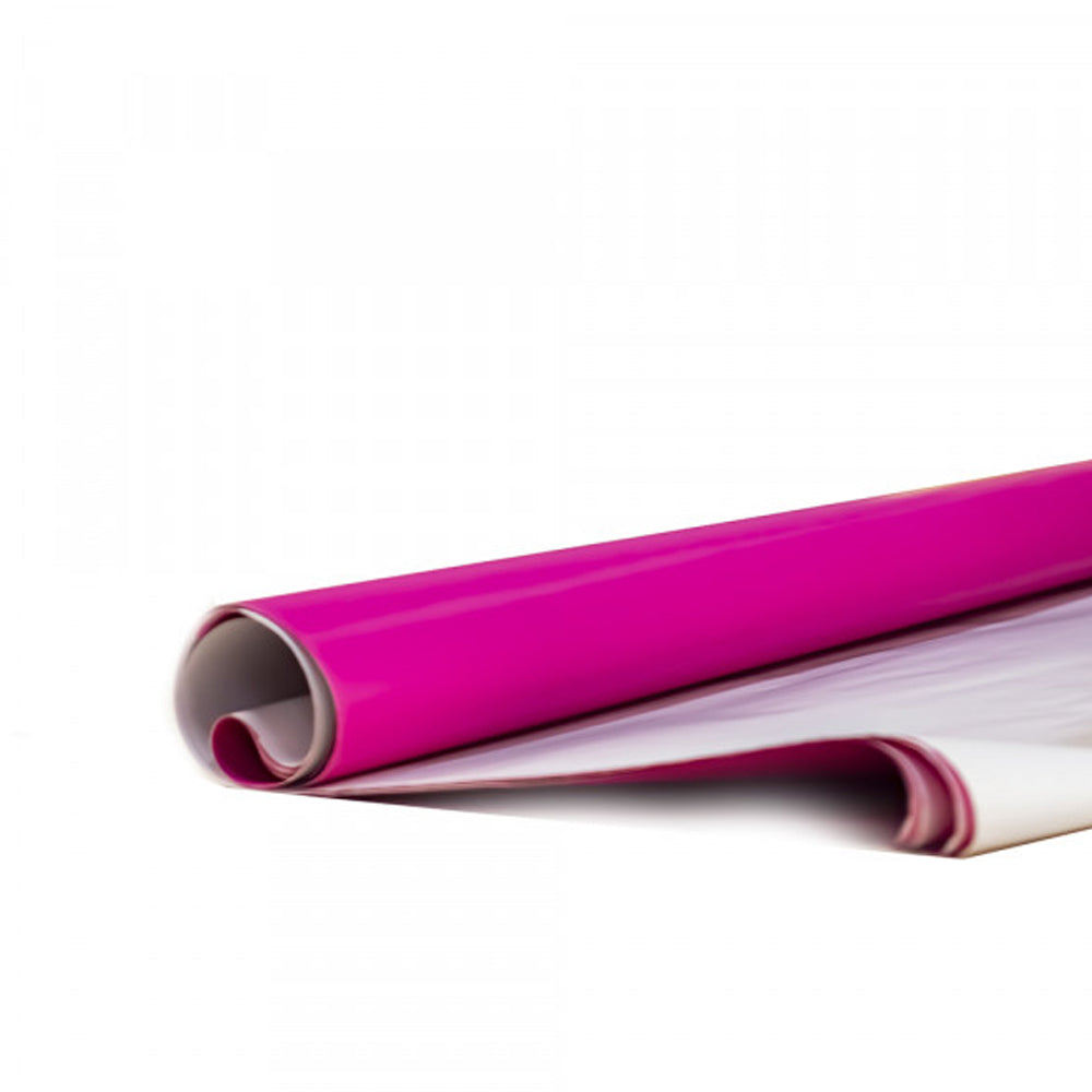 Papel lustre color fucsia paquete x 100 unidades