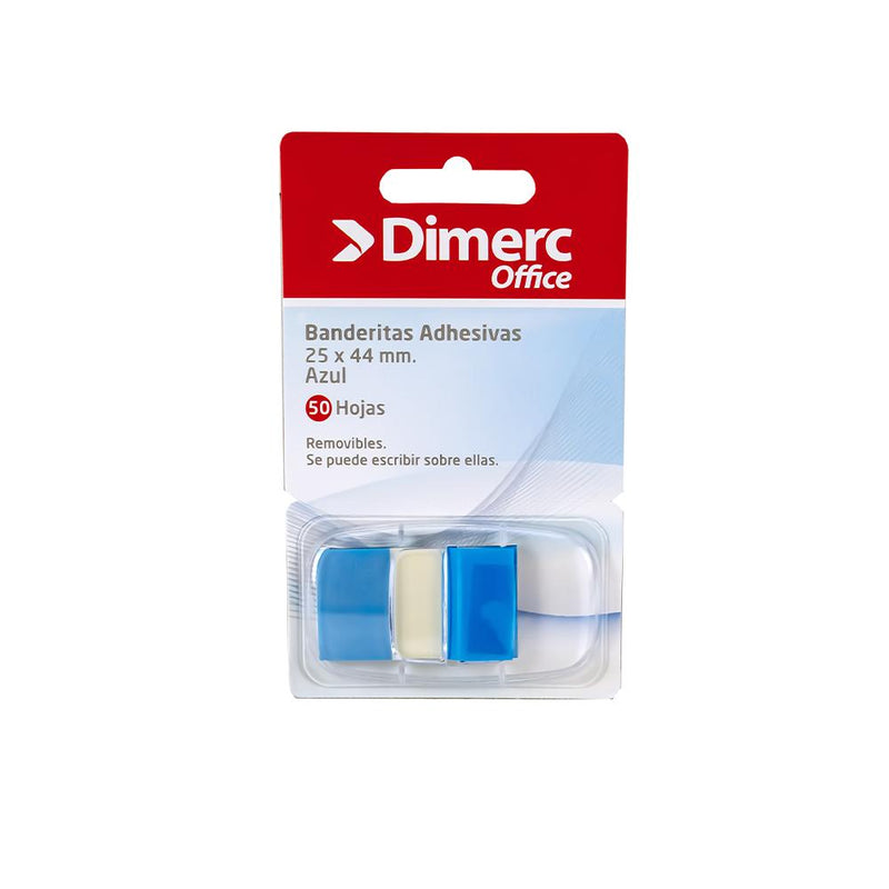 Banderitas adhesivas azul x 50 unidades Dimerc