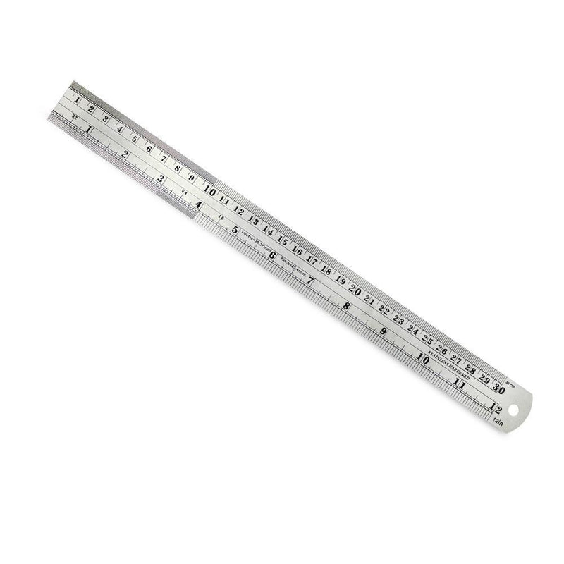 Regla metal 30 cm Dimerc