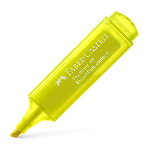 Resaltador amarillo textliner superfluor faber castell