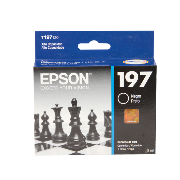 TINTA T197120 XP 101/201/401 NEGRO 300 PAG EPSON