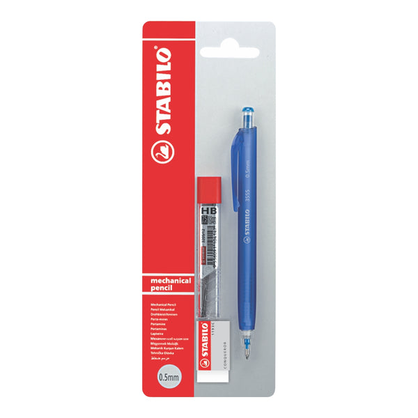 Portamina 3555 + minas + borrador gratis set stabilo