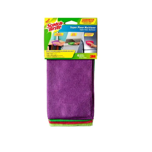 Paño microfibra x 4 unidades Scotch-Brite