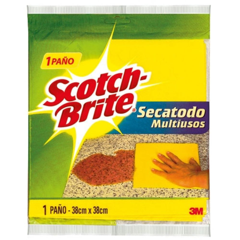 Paño secatodo amarillo x 1 unidad Scotch-Brite