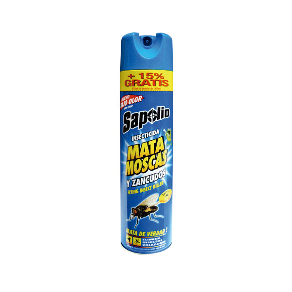 Insecticida spray moscas y zancudos 360 ml sapolio
