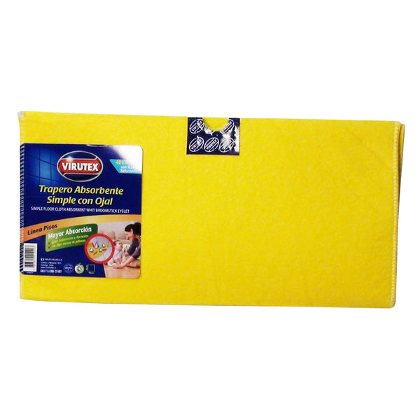 Trapeador (plana) ultra absorbente c/ojal virutex