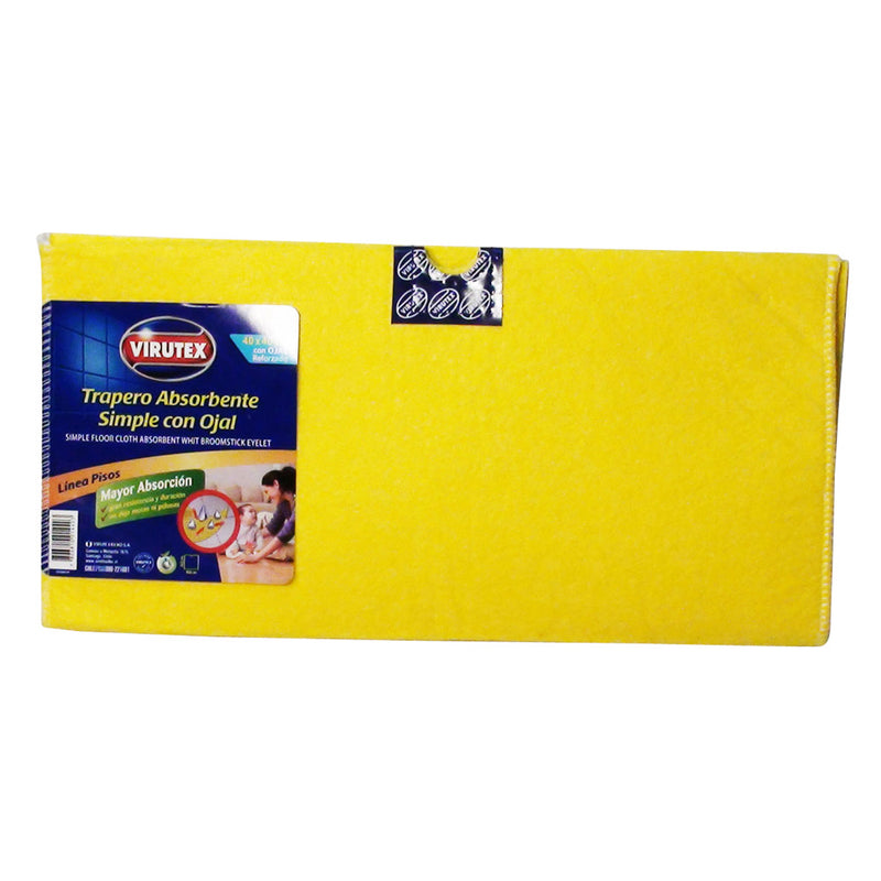 Trapeador (plana) ultra absorbente c/ojal virutex