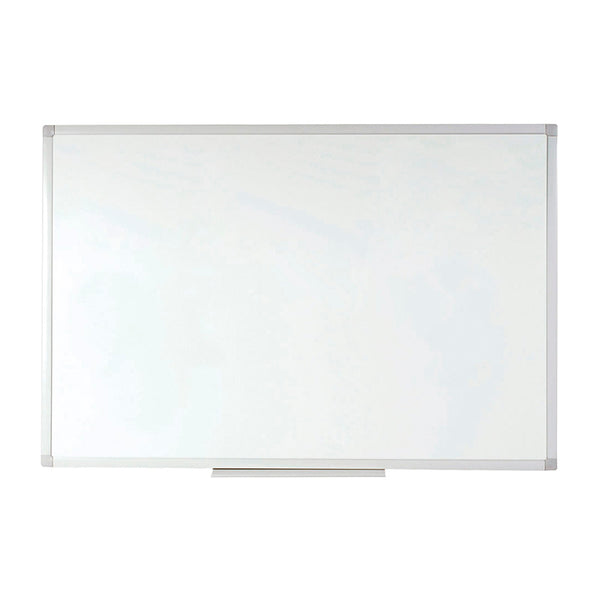Pizarra blanca 120 x 80 cm marco de aluminio