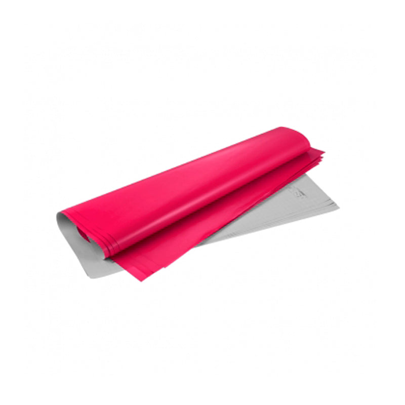 Papel lustre color fucsia paquete x 25 unidades