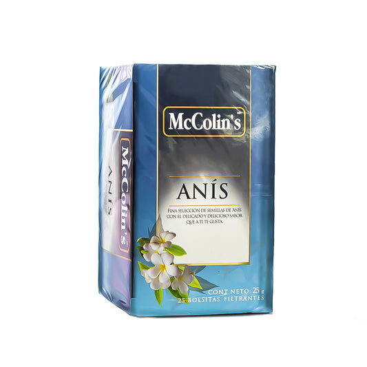 Anís caja x 25 un Mccolins
