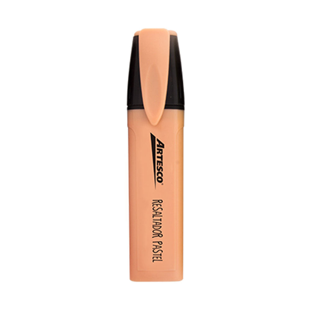 Resaltador durazno pastel artesco
